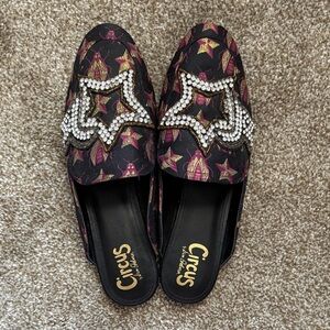Circus by Sam Edelman Black & Pink Star Embellished Mules